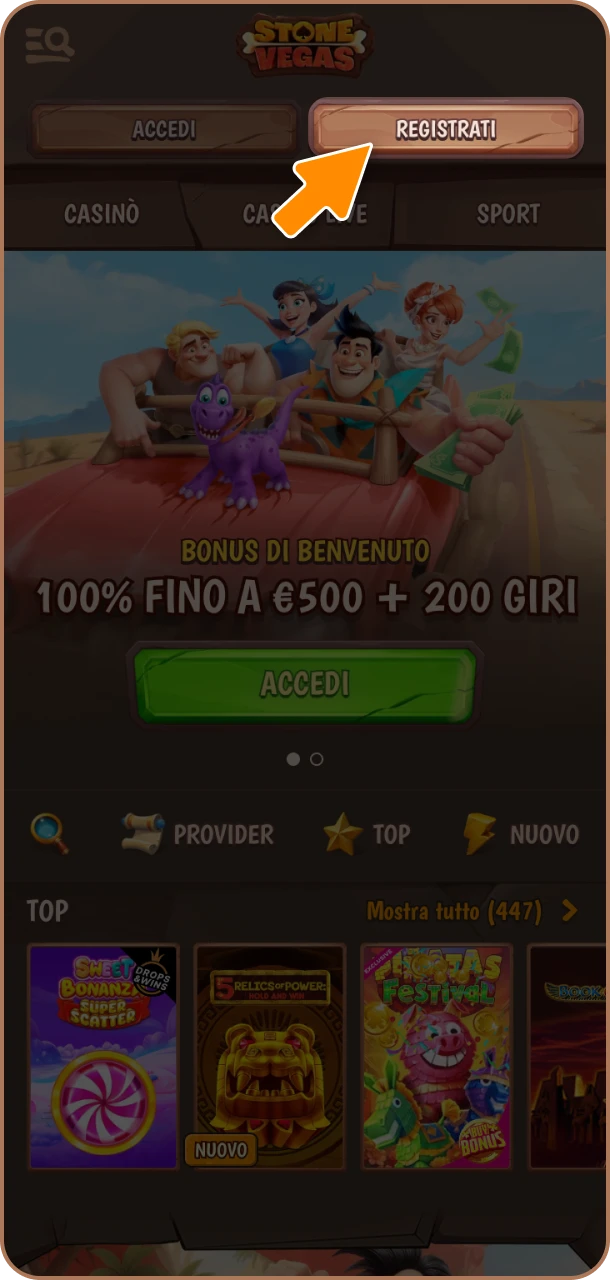 Scegli il metodo migliore per divertirti su Stonevegas.