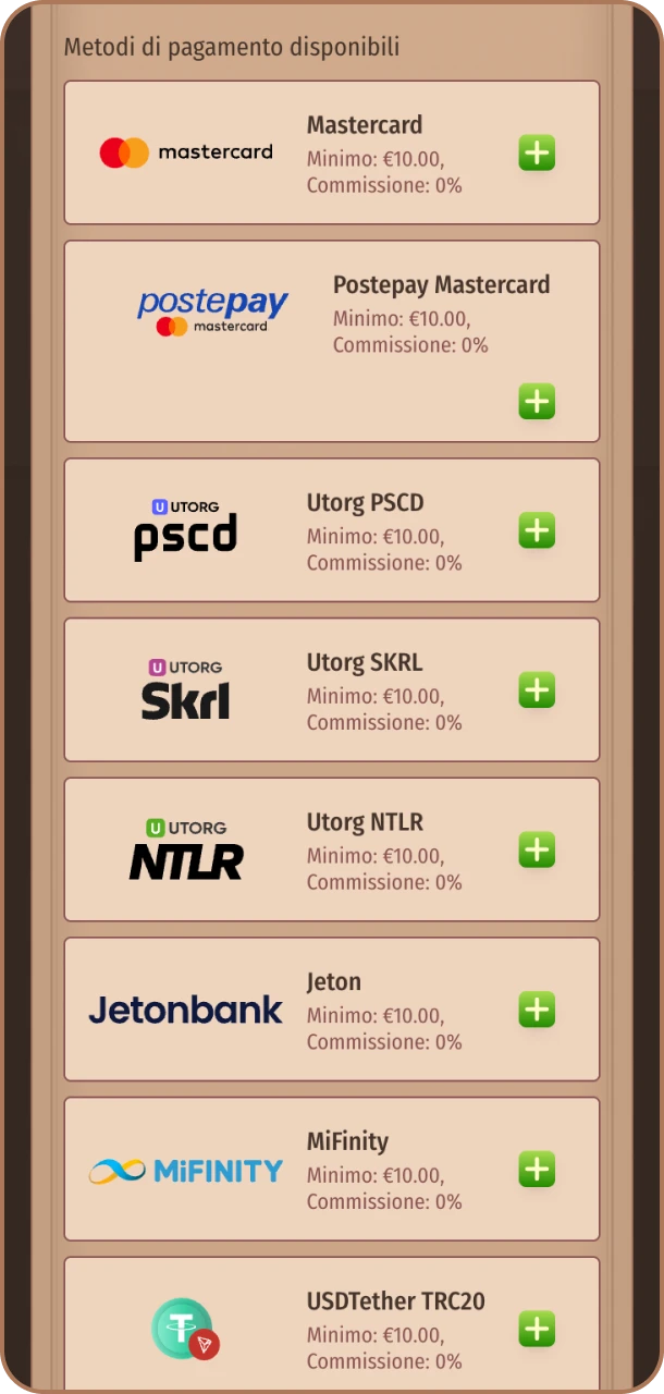 Scegli il metodo veloce per incassare su Stonevegas.