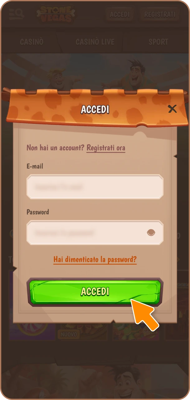 Conferma subito e vivi emozioni su Stonevegas.